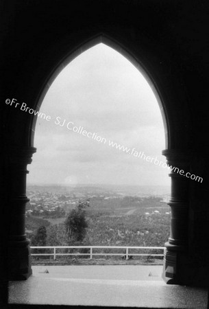 VIEW FROM STUARTHOLME THROUGH ARCH